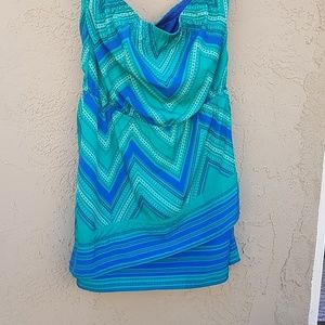 Strapless dress by Express